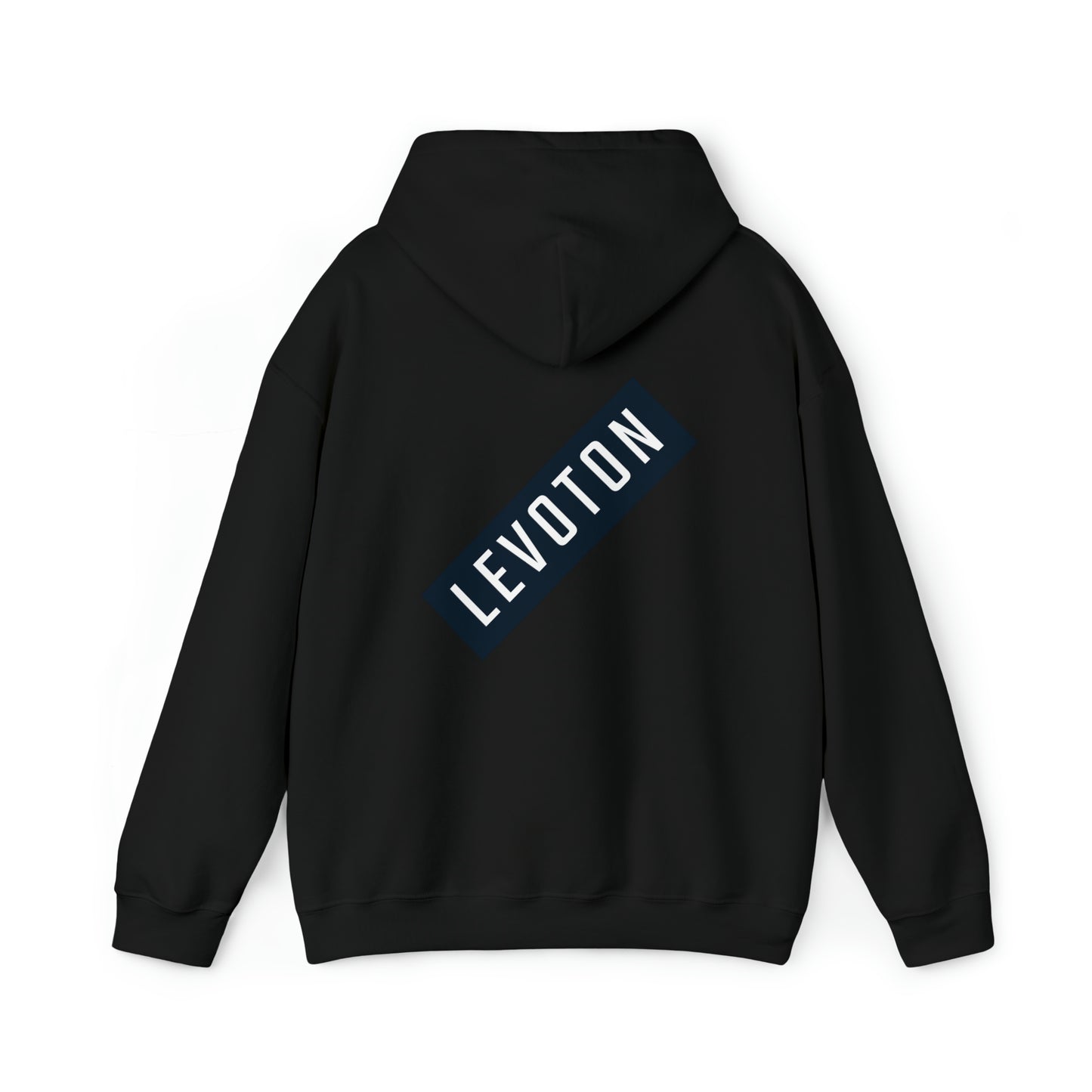 LEVOTON "Fleur-de-lis" emoji unisex hoodie with back LOGO