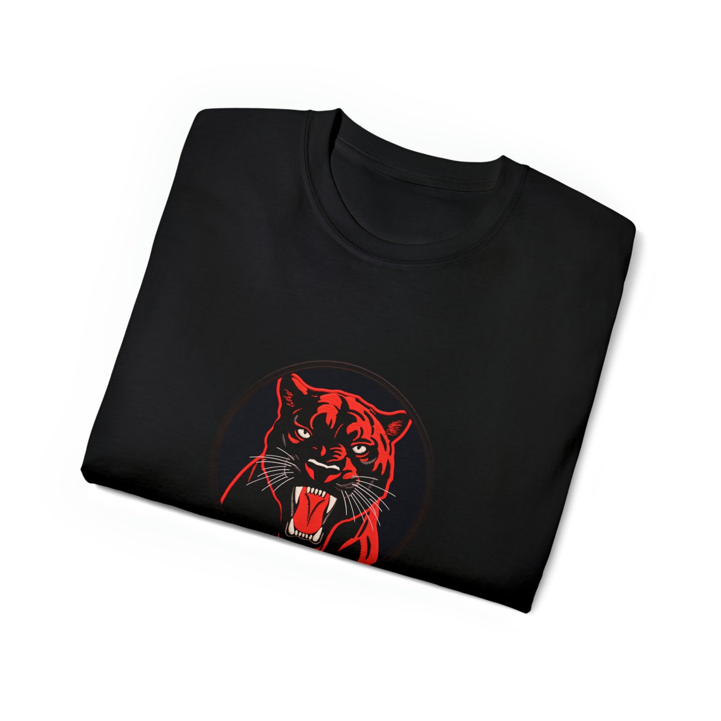 LEVOTON "Impetuous" Black Panther unisex t-shirt with back LOGO