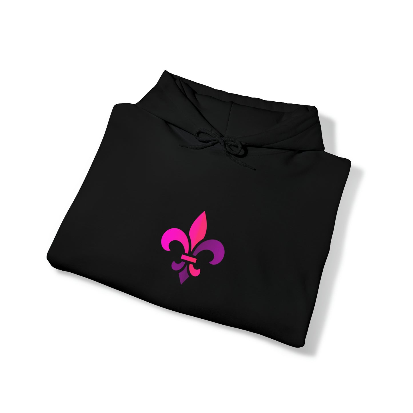 LEVOTON "Fleur-de-lis" emoji unisex hoodie with back LOGO