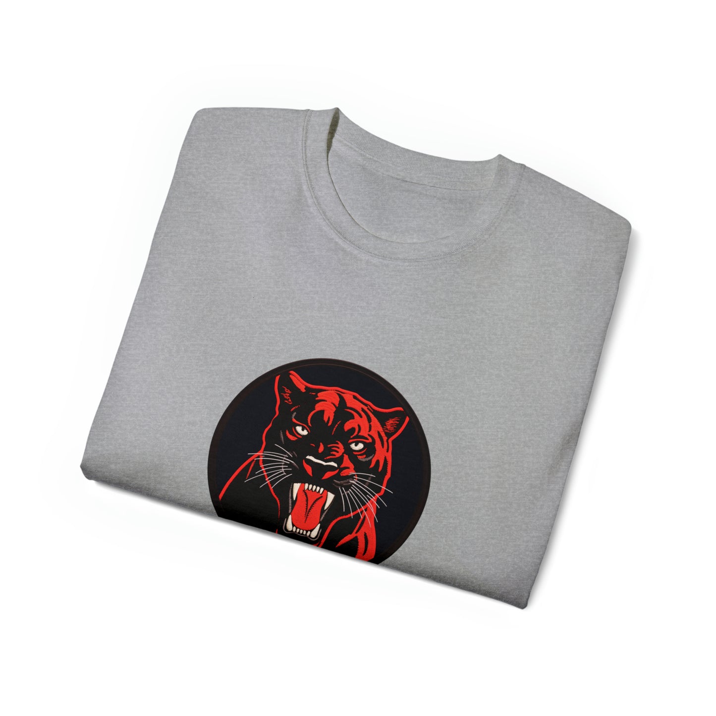 LEVOTON "Impetuous" Black Panther unisex t-shirt with back LOGO