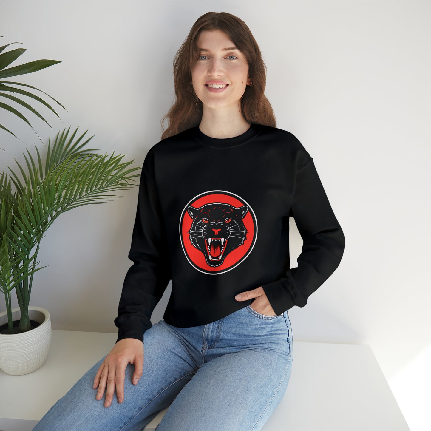 LEVOTON "Big in Japan" Black Panther unisex sweatshirt no logo