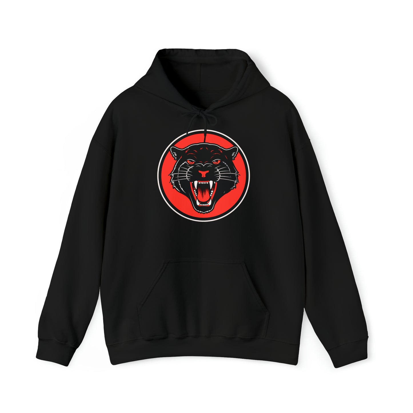 LEVOTON "Big in Japan" Black Panther unisex hoodie with back LOGO