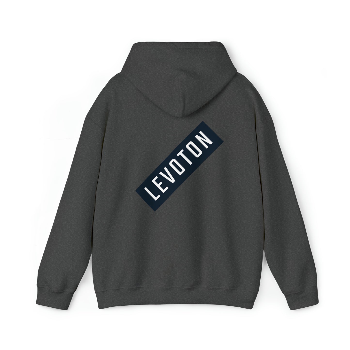 LEVOTON "TO THE MOON!" emoji unisex hoodie with back LOGO